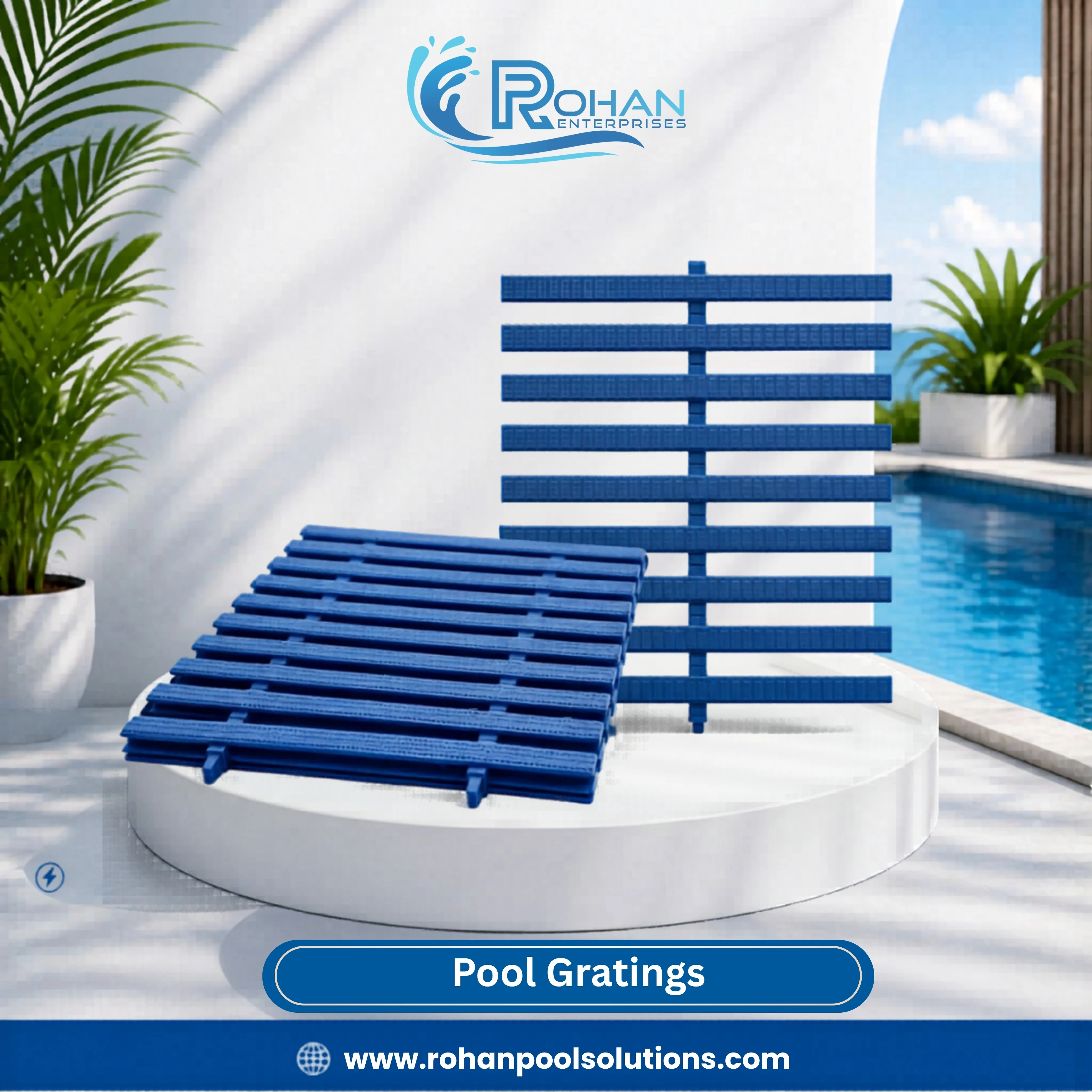Pool grating